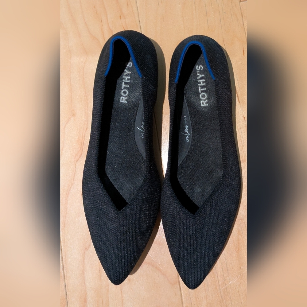 Rothy's The Point II Black Flats